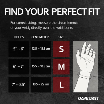 Daredant Grips - Weight Lifting Straps Crafted with Horween® Football Leather